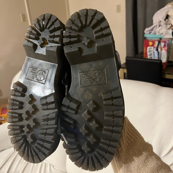 MOLLY WOMEN'S LEATHER PLATFORM BOOTS - Picture 3 of 7